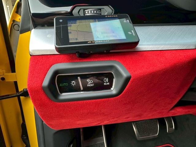 ウルス ベースグレード 禁煙車 左ハンドル パノラマルーフ Giallo Auge ブラックレッドアルカンターラコンビシート パワーシート メーカーナビ 360°カメラ リープデザインカーボンエアロ 可変バルブリモコン付き(42枚目)