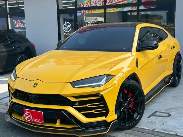 ウルス ベースグレード 禁煙車 左ハンドル パノラマルーフ Giallo Auge ブラックレッドアルカンターラコンビシート パワーシート メーカーナビ 360°カメラ リープデザインカーボンエアロ 可変バルブリモコン付き(71枚目)