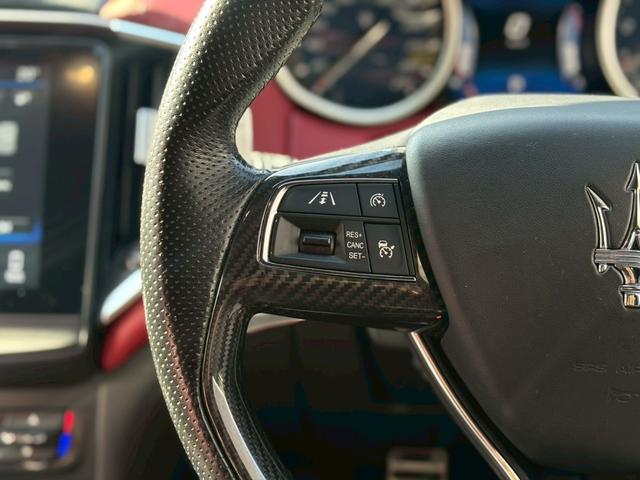 ギブリ S エグゼクティブパッケージプラス オプション21アルミ サンルーフ 赤革ベンチレーション シートヒーター アダプティブクルーズコントロール 衝突液減 メーカーナビ 社外フルセグ バックカメラ BSM(10枚目)