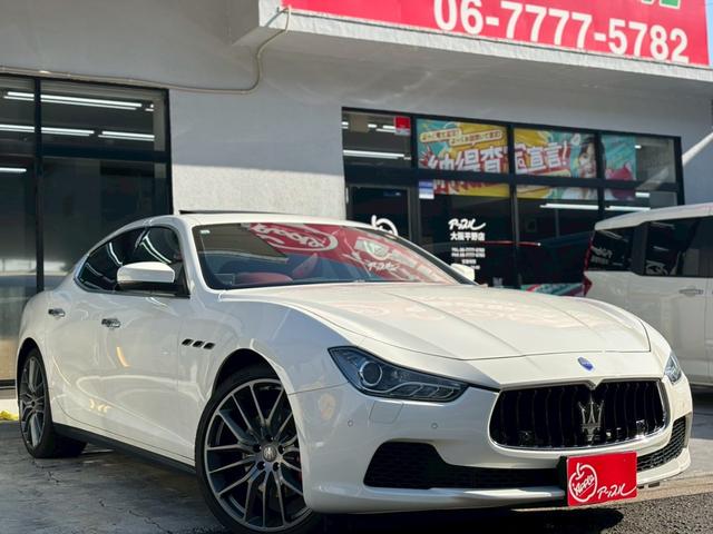 ギブリ S エグゼクティブパッケージプラス オプション21アルミ サンルーフ 赤革ベンチレーション シートヒーター アダプティブクルーズコントロール 衝突液減 メーカーナビ 社外フルセグ バックカメラ BSM(15枚目)