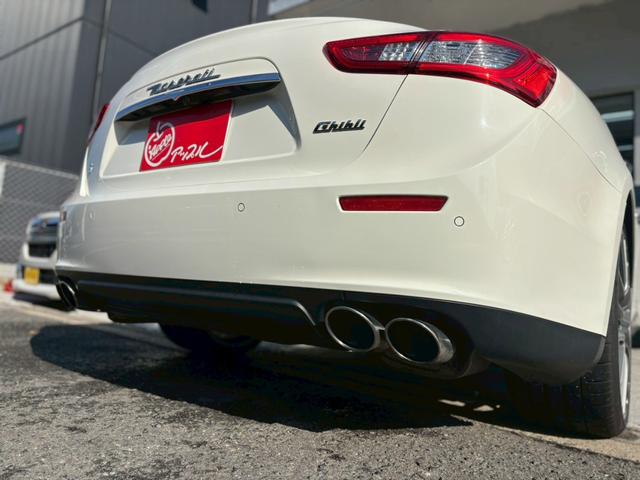 ギブリ S エグゼクティブパッケージプラス オプション21アルミ サンルーフ 赤革ベンチレーション シートヒーター アダプティブクルーズコントロール 衝突液減 メーカーナビ 社外フルセグ バックカメラ BSM(47枚目)