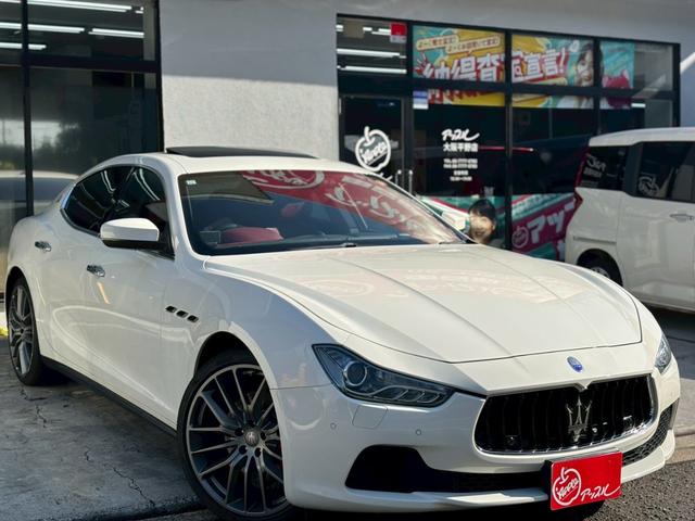 ギブリ S エグゼクティブパッケージプラス オプション21アルミ サンルーフ 赤革ベンチレーション シートヒーター アダプティブクルーズコントロール 衝突液減 メーカーナビ 社外フルセグ バックカメラ BSM(54枚目)