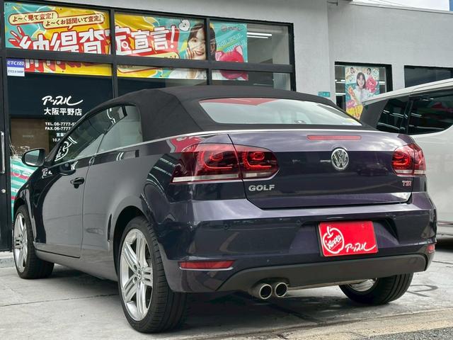 ゴルフカブリオレ ベースグレード　ベースグレード（４名）　禁煙　ワンオーナー　屋内保管　ブラウンレザー　シートヒーター　純正１８アルミ　純正フルセグナビ　Ｂｌｕｅｔｏｏｔｈオーディオ対応　幌破れ無し開閉動作チェック済み　パドルシフト（18枚目）