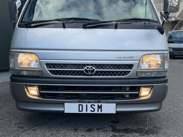 ハイエースバン ロングスーパーGL ローダウン 社外アルミホール ルーフキャリア 純正デカール ヒッチメンバー ベッドキット ダブルエアコン(11枚目)