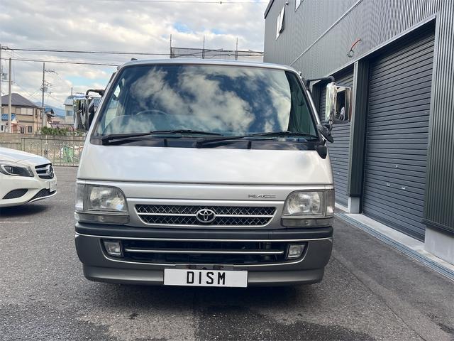 ハイエースバン ロングスーパーGL ローダウン 社外アルミホール ルーフキャリア 純正デカール ヒッチメンバー ベッドキット ダブルエアコン(22枚目)