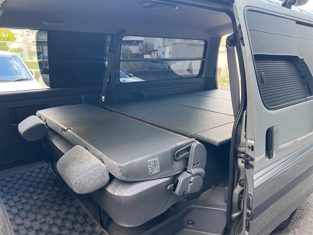 ハイエースバン ロングスーパーGL ローダウン 社外アルミホール ルーフキャリア 純正デカール ヒッチメンバー ベッドキット ダブルエアコン(39枚目)