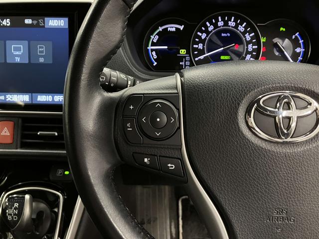 ヴォクシー ハイブリッドZS 煌II 純正10型後席モニター・純正10型フルセグナビ・両側電動ドア・クリアランスソナー・衝突軽減ブレーキ・車線逸脱警報・シートヒーター・純正16インチAW・ETC2.0・LEDヘッドライト・ドラレコ・スマー(53枚目)