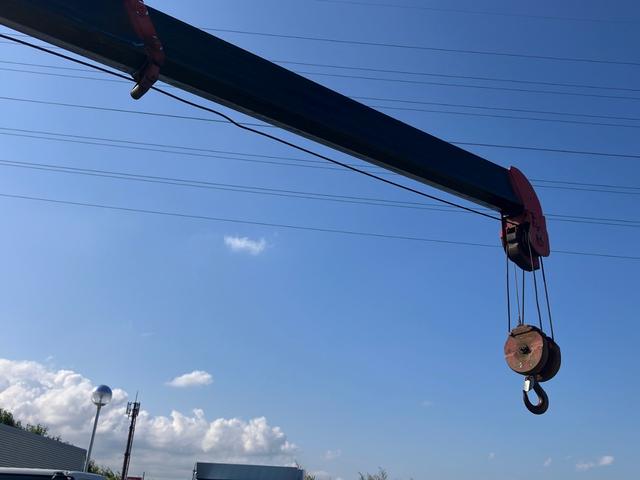 ヒノレンジャー 　クレーン付平ボディ／６ＭＴ／ユニック製（ＵＲＧ３４４）／４段ブーム／ラジコンフックイン／クレーン２．９３ｔ吊り／荷台東洋ボディ製／ロープ穴３対／ＥＴＣ／バックカメラ／１９０馬力！（16枚目）