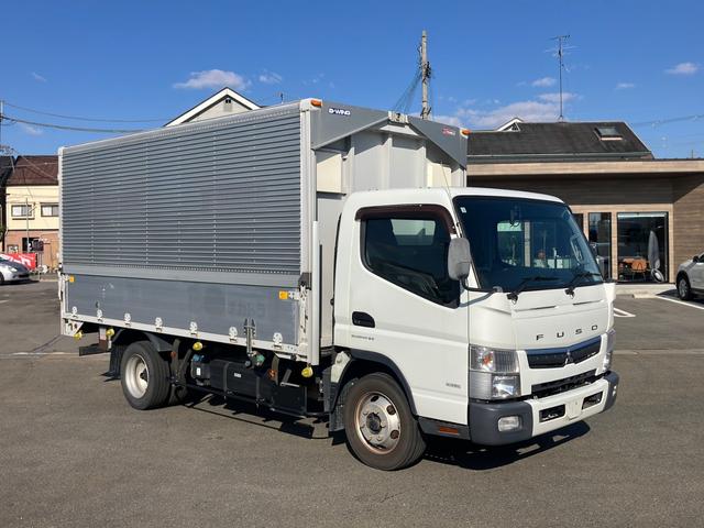 キャンター アルミウイング/パブコ製ボディ/ラッシングレール2段/引出しフック4対/荷台内寸 長さ4.30m 幅:2.07m 内高:1.94m/ワイドロング/シフトデュオニック/ETC/バックモニター(5枚目)