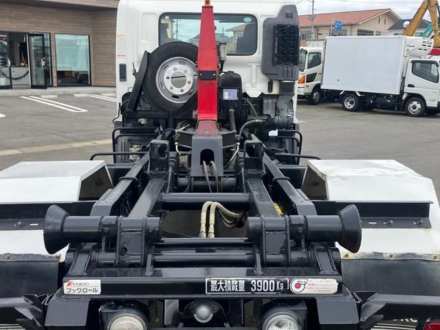 ヒノレンジャー 　フックロール／極東製・ツインホイスト／積載３．９トン／６速マニュアル／ＥＴＣ／２１０馬力！（11枚目）