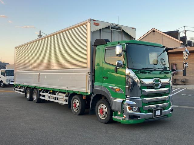 プロフィア 4軸低床アルミウイング/プロシフト/トランテックス製ウイング/極東製跳ね上げパワーゲート仕様/ラジコン付/ラッシングレール2段/ETC/バックモニター/アルミホイール/380馬力!(5枚目)