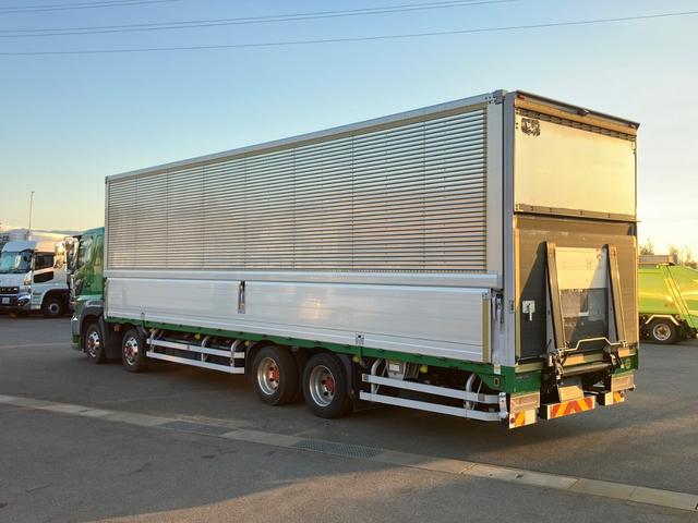 プロフィア 4軸低床アルミウイング/プロシフト/トランテックス製ウイング/極東製跳ね上げパワーゲート仕様/ラジコン付/ラッシングレール2段/ETC/バックモニター/アルミホイール/380馬力!(7枚目)