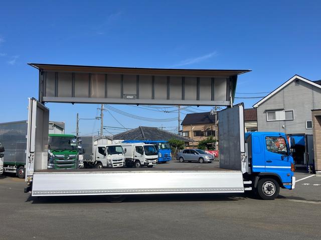ヒノレンジャー 　アルミウイング／増トン／６速ＭＴ／後輪エアサス／トランテックス製ウイング／ラッシングレール２段／バックモニター／荷台内寸　Ｌ７．２５ｍ　×　Ｗ２．３８ｍ　×　Ｈ２．４２ｍ／２４０馬力！（9枚目）