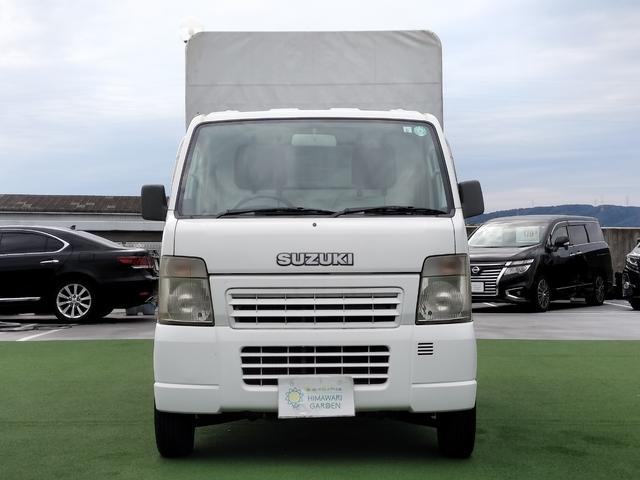 キャリイトラック KCエアコン 5速MT/幌付/エアコン/積載量350キロ/ラジオ/地区限定車/スペアタイヤ/ヘッドライトレベライザー(6枚目)