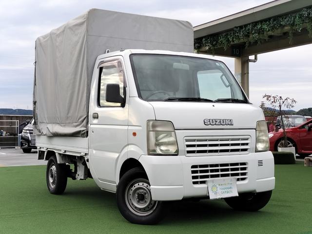 キャリイトラック KCエアコン 5速MT/幌付/エアコン/積載量350キロ/ラジオ/地区限定車/スペアタイヤ/ヘッドライトレベライザー(7枚目)