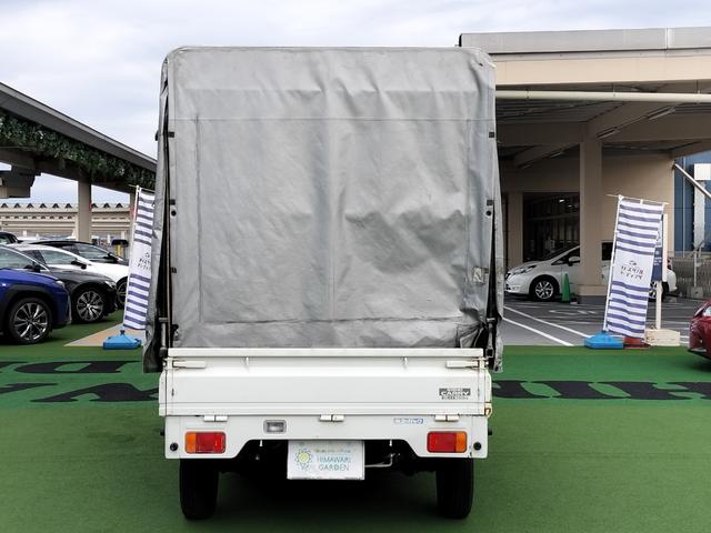 キャリイトラック KCエアコン 5速MT/幌付/エアコン/積載量350キロ/ラジオ/地区限定車/スペアタイヤ/ヘッドライトレベライザー(10枚目)
