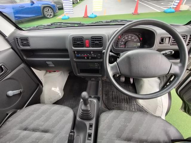 キャリイトラック KCエアコン 5速MT/幌付/エアコン/積載量350キロ/ラジオ/地区限定車/スペアタイヤ/ヘッドライトレベライザー(14枚目)