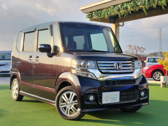 N-BOXカスタム G・Lパッケージ ワンオーナー/電動スライド/HIDヘッドランプ/純正CDオーディオ/ETC/スマートキー/純正アルミホイール/フォグランプ/オートライト/電格ミラー/ステアリングリモコン(13枚目)