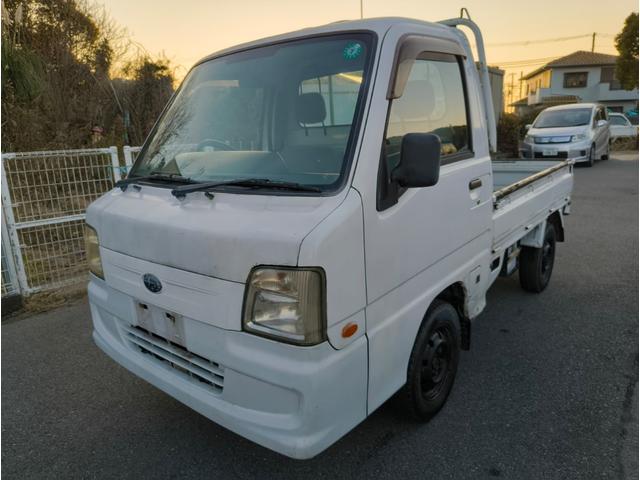 サンバートラック タイミングベルト交換済 4WD 5MT ドライブレコーダー エアコン ラジオ パワーステアリング エアバッグ 3方開 キー2個(2枚目)