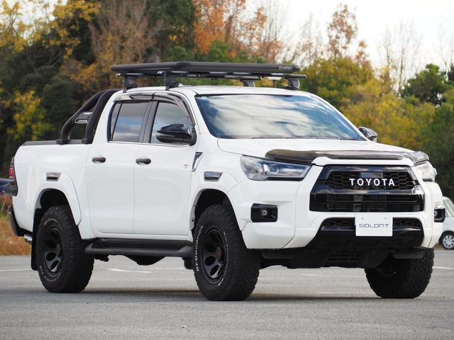 ハイラックス Z GRスポーツ 1オーナー車 MCLIMBコンプリート 未使用ヒッチメンバーSOREX スポーツバー シャッタートノカバー デュアルサイドマフラー ヘッドライナー 純正8型ディスプレイオーディオ パノラミックビュー(5枚目)