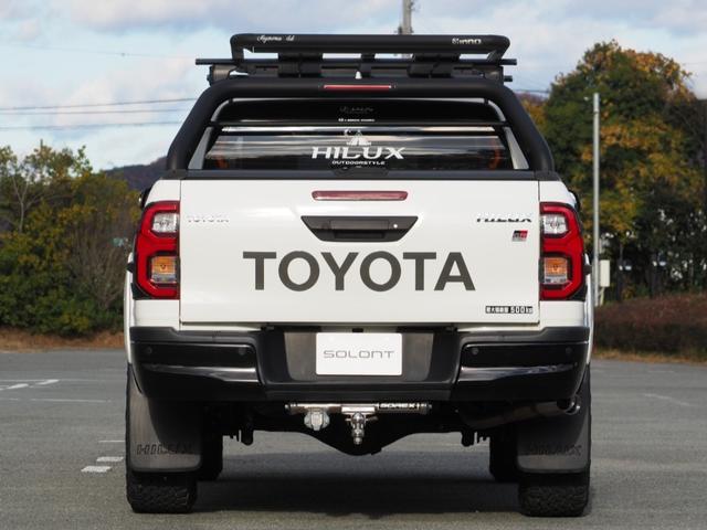 ハイラックス Z GRスポーツ 1オーナー車 MCLIMBコンプリート 未使用ヒッチメンバーSOREX スポーツバー シャッタートノカバー デュアルサイドマフラー ヘッドライナー 純正8型ディスプレイオーディオ パノラミックビュー(65枚目)