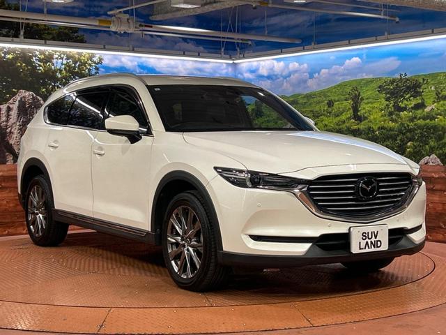 ＣＸ－８ ２５Ｓ　Ｌパッケージ　７人乗り　８インチナビ　全周囲カメラ　衝突被害軽減システム　レーダークルーズ　禁煙車　電動リアゲート　レザーシート　前席シートエアコン　ドラレコ　コーナーセンサー　スマートキー　ＬＥＤヘッド（17枚目）