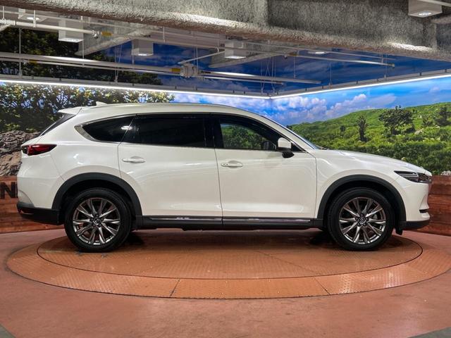 ＣＸ－８ ２５Ｓ　Ｌパッケージ　７人乗り　８インチナビ　全周囲カメラ　衝突被害軽減システム　レーダークルーズ　禁煙車　電動リアゲート　レザーシート　前席シートエアコン　ドラレコ　コーナーセンサー　スマートキー　ＬＥＤヘッド（23枚目）