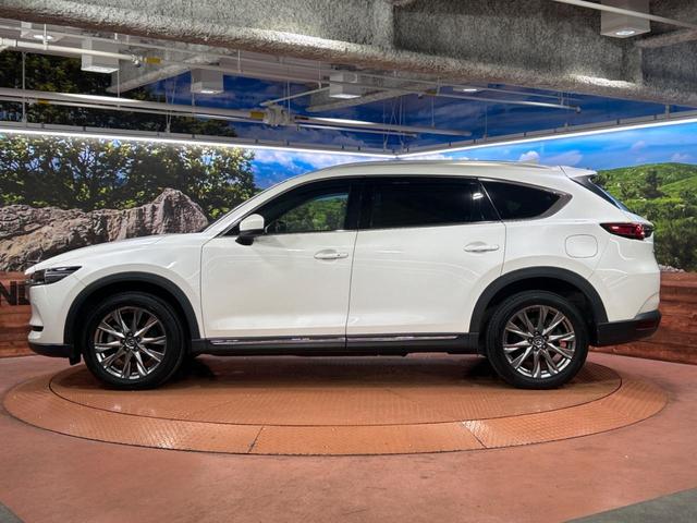 ＣＸ－８ ２５Ｓ　Ｌパッケージ　７人乗り　８インチナビ　全周囲カメラ　衝突被害軽減システム　レーダークルーズ　禁煙車　電動リアゲート　レザーシート　前席シートエアコン　ドラレコ　コーナーセンサー　スマートキー　ＬＥＤヘッド（25枚目）