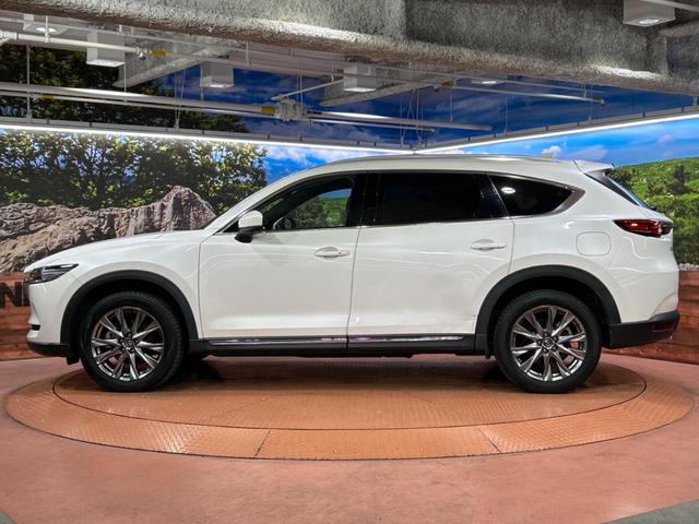 ＣＸ－８ ２５Ｓ　Ｌパッケージ　サンルーフ　１０．２５インチマツダコネクトナビ　全周囲カメラ　ＢＯＳＥサウンド　衝突被害軽減システム　レーダークルーズ　禁煙車　電動リアゲート　レザーシート　前席シートエアコン　ドラレコ（40枚目）