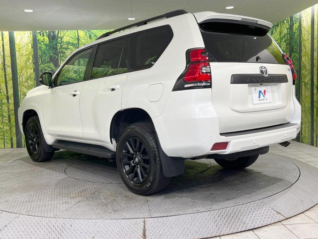 ランドクルーザープラド TX Lパッケージ マットブラックエディション 禁煙車 サンルーフ 9型ナビ 全周囲カメラ レーダークルーズ セーフティセンス ベージュ革 シートベンチレーション パワーシート LEDヘッド オートハイビーム 純正18アルミ ETC ルーフレール(22枚目)