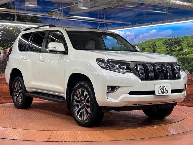 ランドクルーザープラド TX Lパッケージ 4WD メーカーナビ 7人乗り サンルーフ 全周囲カメラ 衝突被害軽減システム レーダークルーズ 禁煙車 レザーシート 前席シートエアコン ドラレコ コーナーセンサー LEDヘッド ルーフレール(16枚目)