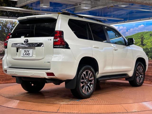 ランドクルーザープラド TX Lパッケージ 4WD メーカーナビ 7人乗り サンルーフ 全周囲カメラ 衝突被害軽減システム レーダークルーズ 禁煙車 レザーシート 前席シートエアコン ドラレコ コーナーセンサー LEDヘッド ルーフレール(17枚目)