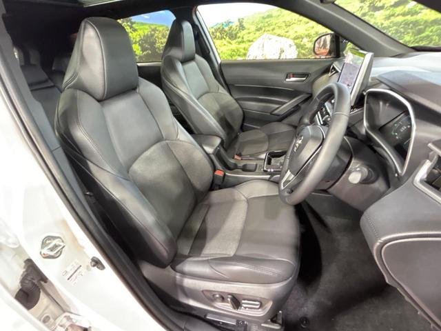 カローラクロス ハイブリッド Z ガラスルーフ 純正10.5インチディスプレイオーディオ バックカメラ トヨタセーフティセンス 禁煙車 レーダークルーズコントロール シートベンチレーション LEDヘッドライト フルセグ(8枚目)