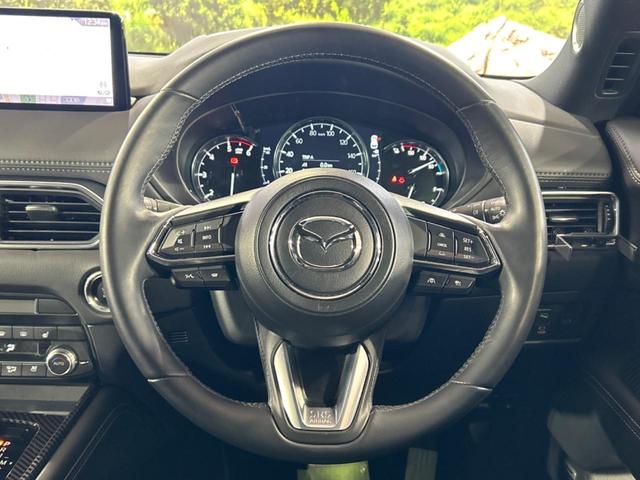 CX-8 XD エクスクルーシブモード 4WD ターボ 6人乗り 後席モニター 純正10型ナビ 全周囲カメラ BOSE 衝突被害軽減装置 レーダークルーズ 電動リアゲート ブラインドスポットモニター ヘッドアップディスプレイ レザーシート(12枚目)