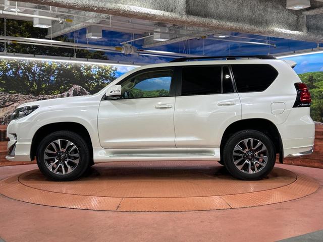 ランドクルーザープラド TX Lパッケージ サンルーフ モデリスタエアロ 7人乗り 純正9インチナビ付ディスプレイオーディオ 全周囲カメラ トヨタセーフティセンス ブラインドスポットモニター レーダークルーズ 禁煙車 ベージュ革シート(29枚目)
