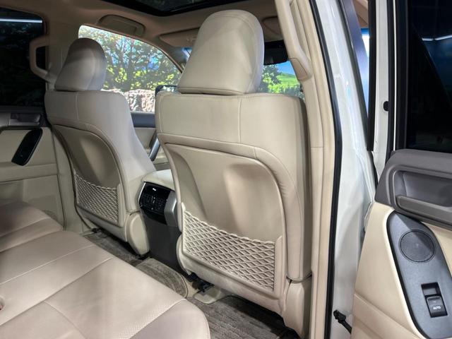 ランドクルーザープラド TX Lパッケージ サンルーフ モデリスタエアロ 7人乗り 純正9インチナビ付ディスプレイオーディオ 全周囲カメラ トヨタセーフティセンス ブラインドスポットモニター レーダークルーズ 禁煙車 ベージュ革シート(57枚目)