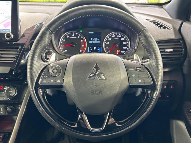 エクリプスクロス ブラックエディション サンルーフ 純正ナビ 全周囲カメラ 衝突被害軽減システム レーダークルーズ 禁煙車 電動リアゲート ハーフレザーシート 全席シートヒーター パワーシート コーナーセンサー スマートキー LEDヘッド(11枚目)