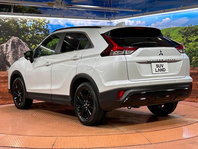 エクリプスクロス ブラックエディション サンルーフ 純正ナビ 全周囲カメラ 衝突被害軽減システム レーダークルーズ 禁煙車 電動リアゲート ハーフレザーシート 全席シートヒーター パワーシート コーナーセンサー スマートキー LEDヘッド(31枚目)