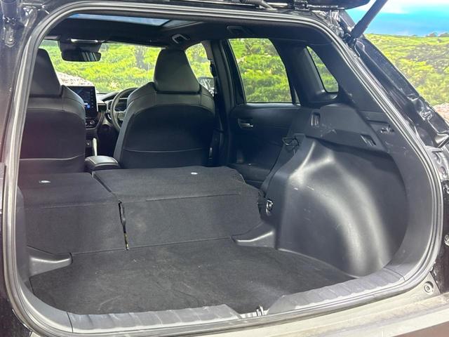 カローラクロス ハイブリッド Z 純正10.5型ナビ ガラスルーフ 全周囲カメラ 衝突被害軽減システム ブラインドスポットモニター レーダークルーズ 禁煙車 電動リアゲート ハーフレザーシート パワーシート ドラレコ シートヒーター(40枚目)