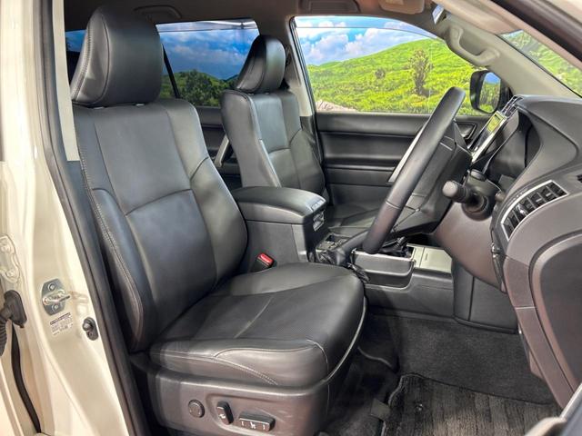 ランドクルーザープラド TX Lパッケージ 4WD フルエアロ 純正9型SDナビ バックカメラ 衝突被害軽減システム レーダークルーズ レザーシート 前席シートエアコン ドラレコ コーナーセンサー スマートキー LEDヘッド ルーフレール(8枚目)