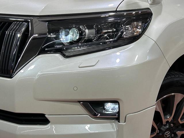 ランドクルーザープラド TX Lパッケージ 4WD フルエアロ 純正9型SDナビ バックカメラ 衝突被害軽減システム レーダークルーズ レザーシート 前席シートエアコン ドラレコ コーナーセンサー スマートキー LEDヘッド ルーフレール(13枚目)