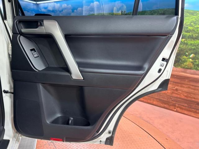 ランドクルーザープラド TX Lパッケージ 4WD フルエアロ 純正9型SDナビ バックカメラ 衝突被害軽減システム レーダークルーズ レザーシート 前席シートエアコン ドラレコ コーナーセンサー スマートキー LEDヘッド ルーフレール(52枚目)