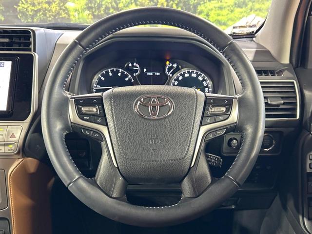 ランドクルーザープラド ＴＸ　４ＷＤ　７人乗り　サンルーフ　純正ナビ　バックカメラ　衝突被害軽減システム　禁煙車　レザーシート　前席シートベンチレーション　ドラレコ　コーナーセンサー　スマートキー　ＬＥＤヘッド　ＥＴＣ２．０（53枚目）