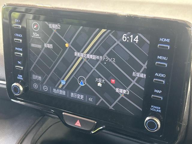 ヤリスクロス ハイブリッドＧ　純正８インチナビ付ディスプレイオーディオ　トヨタセーフティセンス　禁煙車　レーダークルーズ　ブラインドスポットモニター　ＬＥＤヘッドライト　純正１６インチアルミホイール　フルセグ　Ｂｌｕｅｔｏｏｔｈ（3枚目）