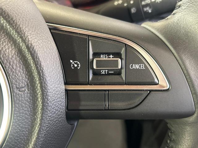 【クルーズコントロール】高速道路もラクラク走行。アクセルを離しても一定速度で走行ができ、長距離運転時の負担を軽減！加速・減速も簡単なスイッチ操作で調整できます。