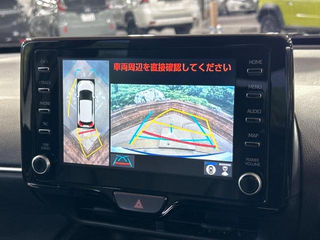 ヤリスクロス ハイブリッドＺ　純正ナビ付ディスプレイオーディオ　全周囲カメラ　トヨタセーフティセンス　禁煙車　レーダークルーズ　ブラインドスポットモニター　Ｂｌｕｅｔｏｏｔｈ再生　ＬＥＤヘッドライト　純正１８インチアルミホイール（4枚目）