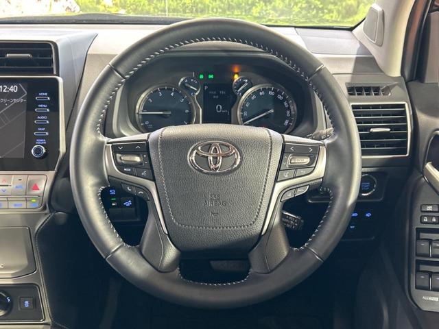 ランドクルーザープラド ＴＸ　Ｌパッケージ　マットブラックエディション　４ＷＤ　サンルーフ　全周囲カメラ　衝突被害軽減システム　レーダークルーズ　禁煙車　レザーシート　前席シートエアコン　ドラレコ　コーナーセンサー　スマートキー　ＬＥＤヘッド　ルーフレール　ＥＴＣ２．０（11枚目）