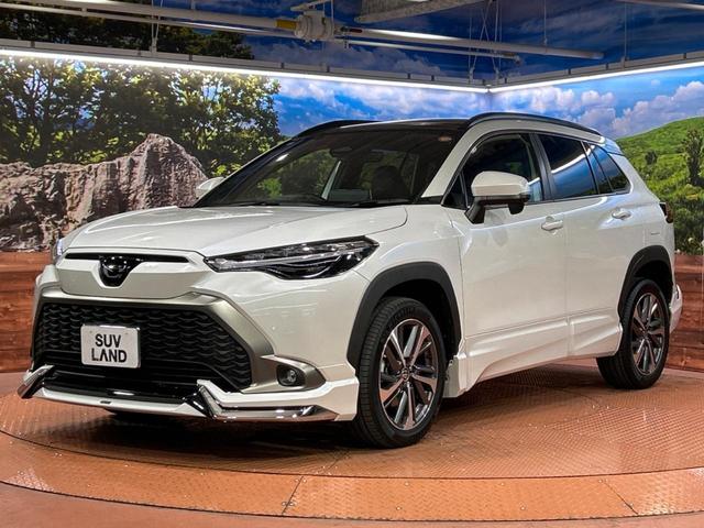 カローラクロス ハイブリッド Z ガラスルーフ モデリスタエアロ 純正10.5インチディスプレイオーディオ バックカメラ トヨタセーフティセンス 禁煙車 レーダークルーズ ブラインドスポットモニター ETC フルセグ(55枚目)