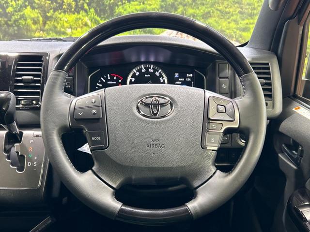 ハイエースバン ロングスーパーＧＬ　ダークプライムＳ　禁煙車　両側パワースライドドア　１００Ｖ電源　衝突被軽減装置　ハーフレザーシート　デジタルインナーミラ　コーナーセンサー　スマートキー　ＬＥＤヘッド　オートハイビーム　車線逸脱警報（11枚目）