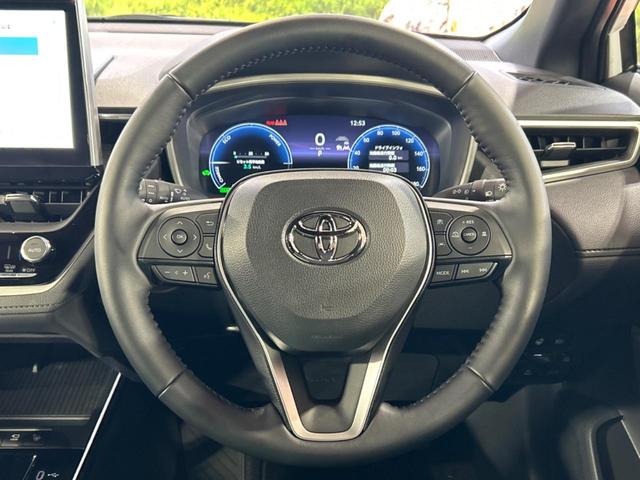 カローラクロス ハイブリッド　Ｚ　禁煙車　純正１０型ナビ　全周囲カメラ　前席シートヒーター＆ベンチレーション　トヨタセーフティセンス　レーダークルーズ　ブラインドスポットモニター　パワーバックドア　純正１８インチアルミ　ＬＥＤヘッド（11枚目）